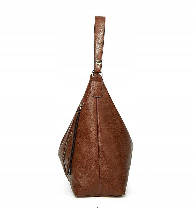 TOREBKA WOREK NA RAMIĘ KIESZENIE POJEMNA CZARNY Wzór dominujący bez wzoru