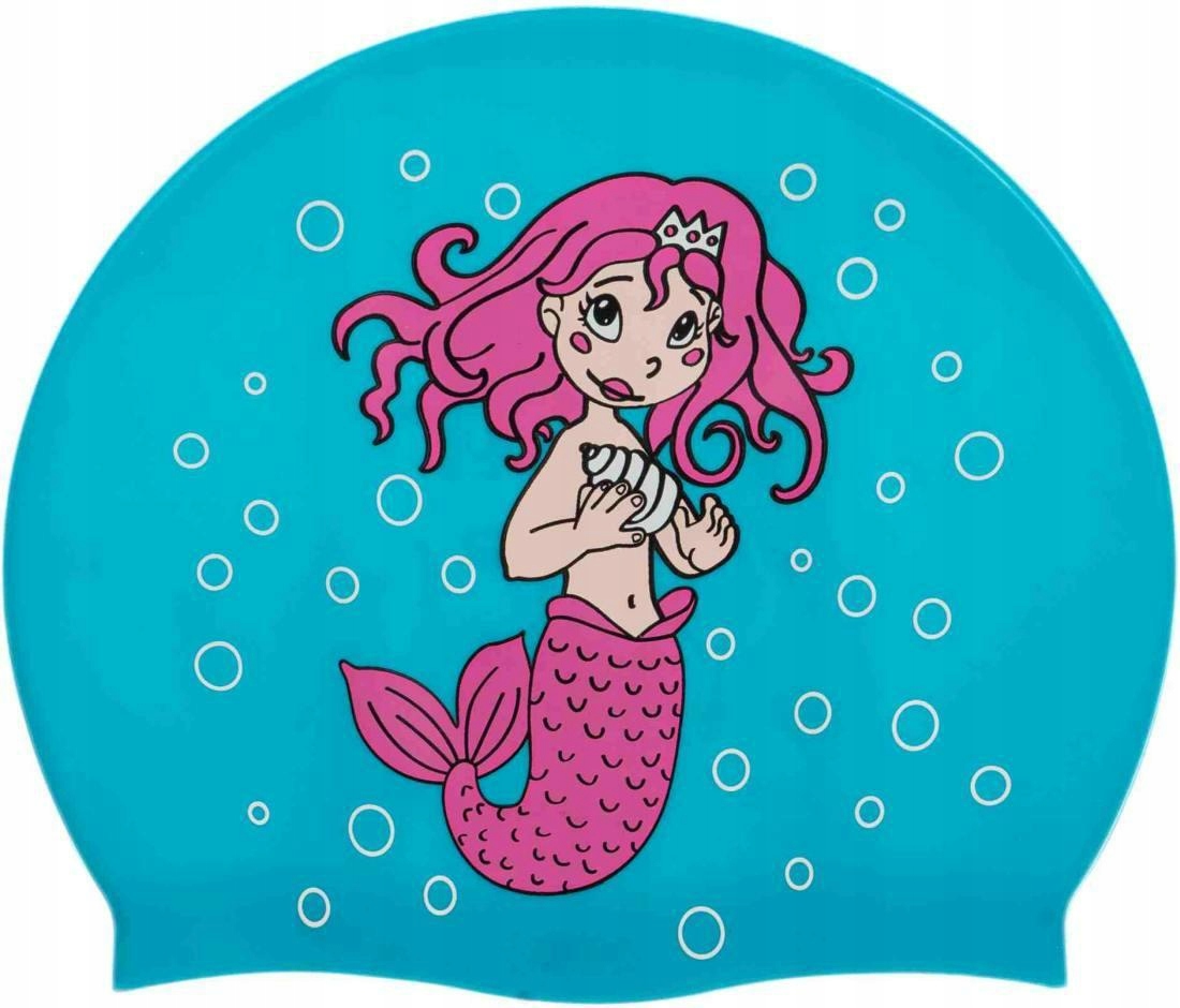 Czepek pływacki silikonowy na basen dla dzieci Aqua Speed Kiddie Mermaid
