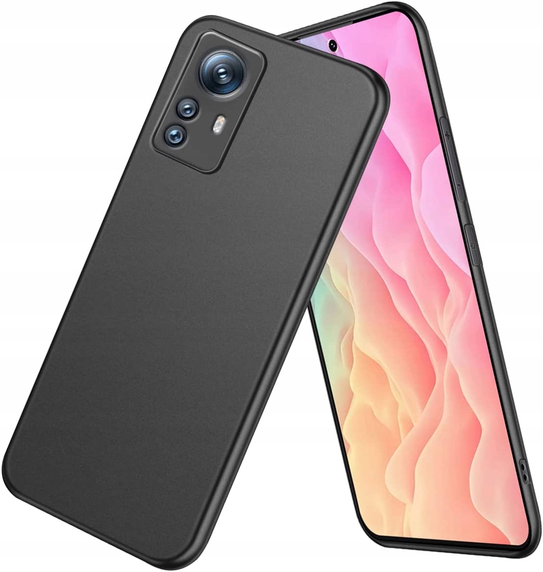 Etui Silikonowe Czarne Xiaomi 12