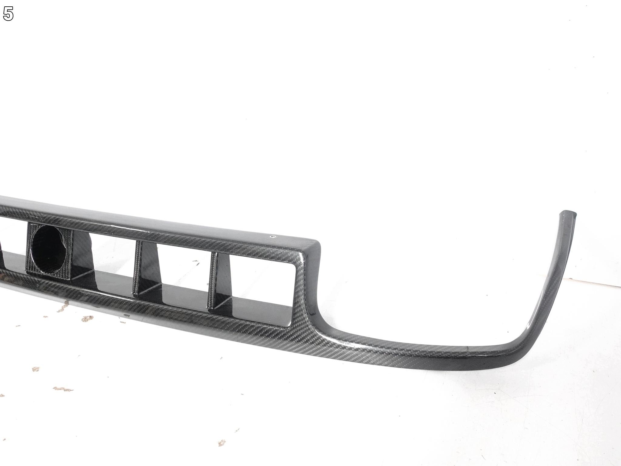 BRABUS MERCEDES E-klasse W212 E63 63 AMG SPOILER diffusor stoßstange heck CARBON