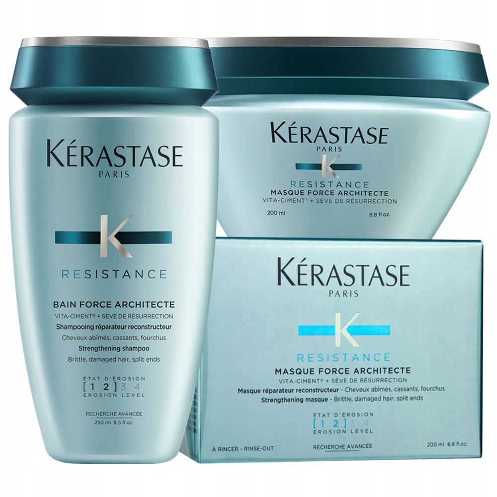 Kerastase Architecte szampon maska regeneracja włosów zniszczonych