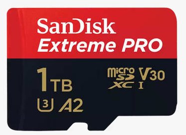 SanDisk Extreme Pro 1TB microSD card SDSQXCD-1T00-GN6MA