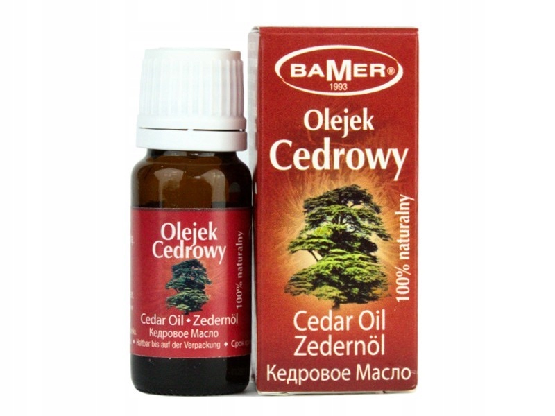 

Olejek eteryczny Cedrowy cedr Bamer