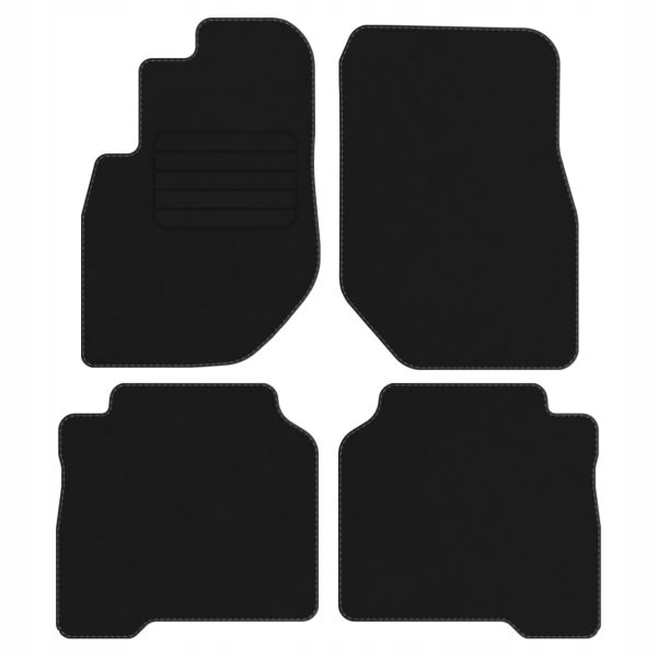 Hyundai Terracan 01-07 velurové koberce Comfort