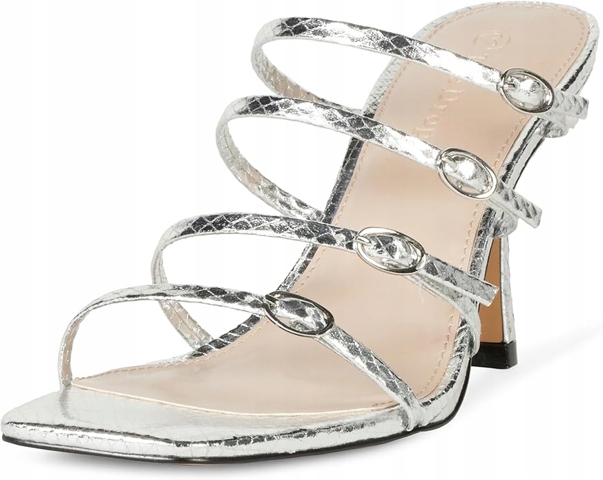 The Drop Nazouváky Dámské Špendlíky Stříbrné Metalické 38 6CA