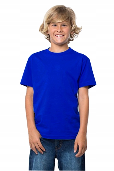 T-SHIRT DZIECIĘCY koszulka JHK TSRK-150 żółta 5-6 SY 122 Kolor żółty