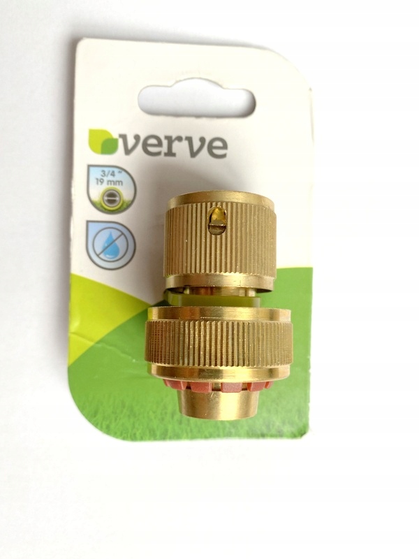 

Szybkozłącze przelot Brass 3/4 Mosiądz