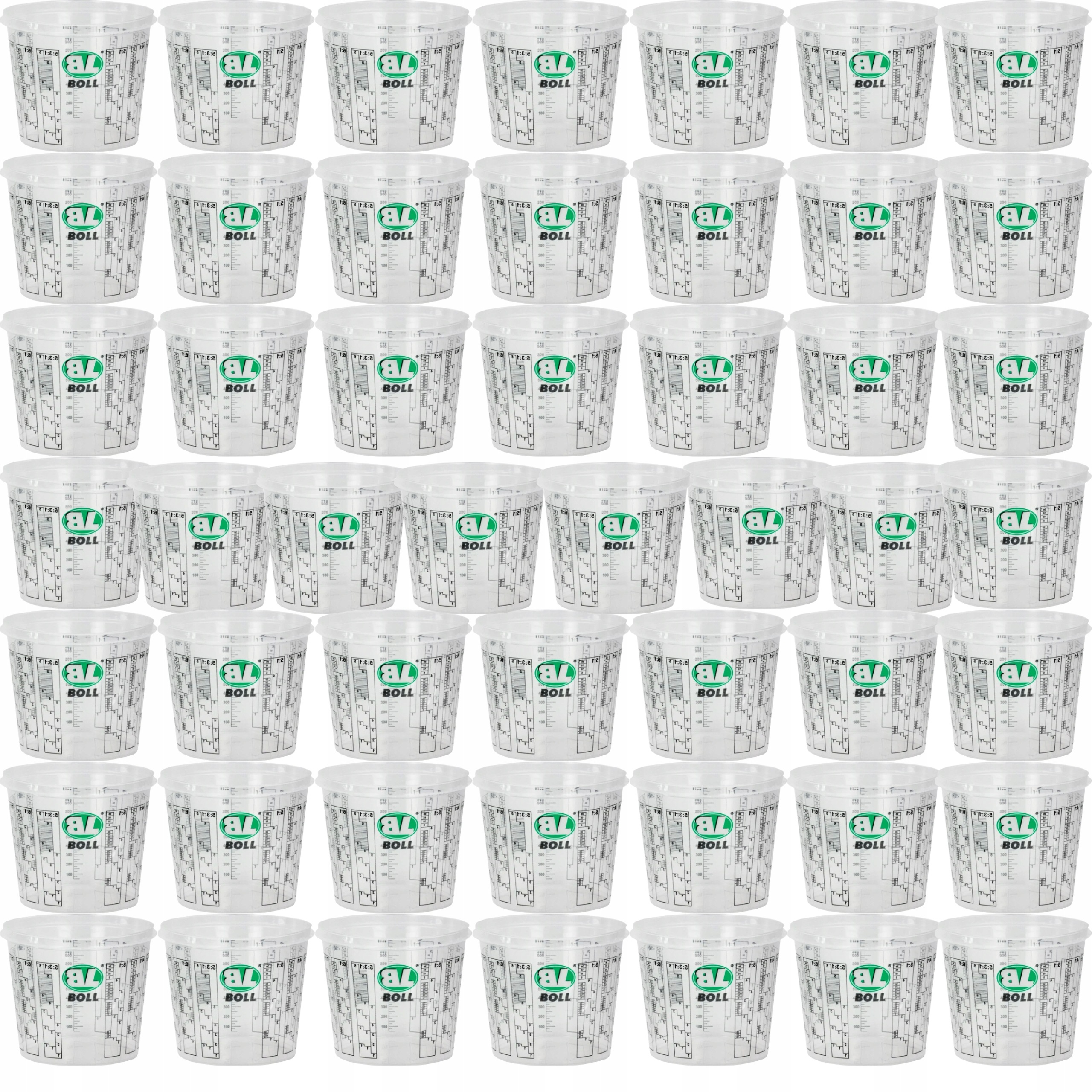 Kubek Pojemnik Lakierniczy Podziałka Miarka Typii 1300ML 50SZT 0070233 Boll
