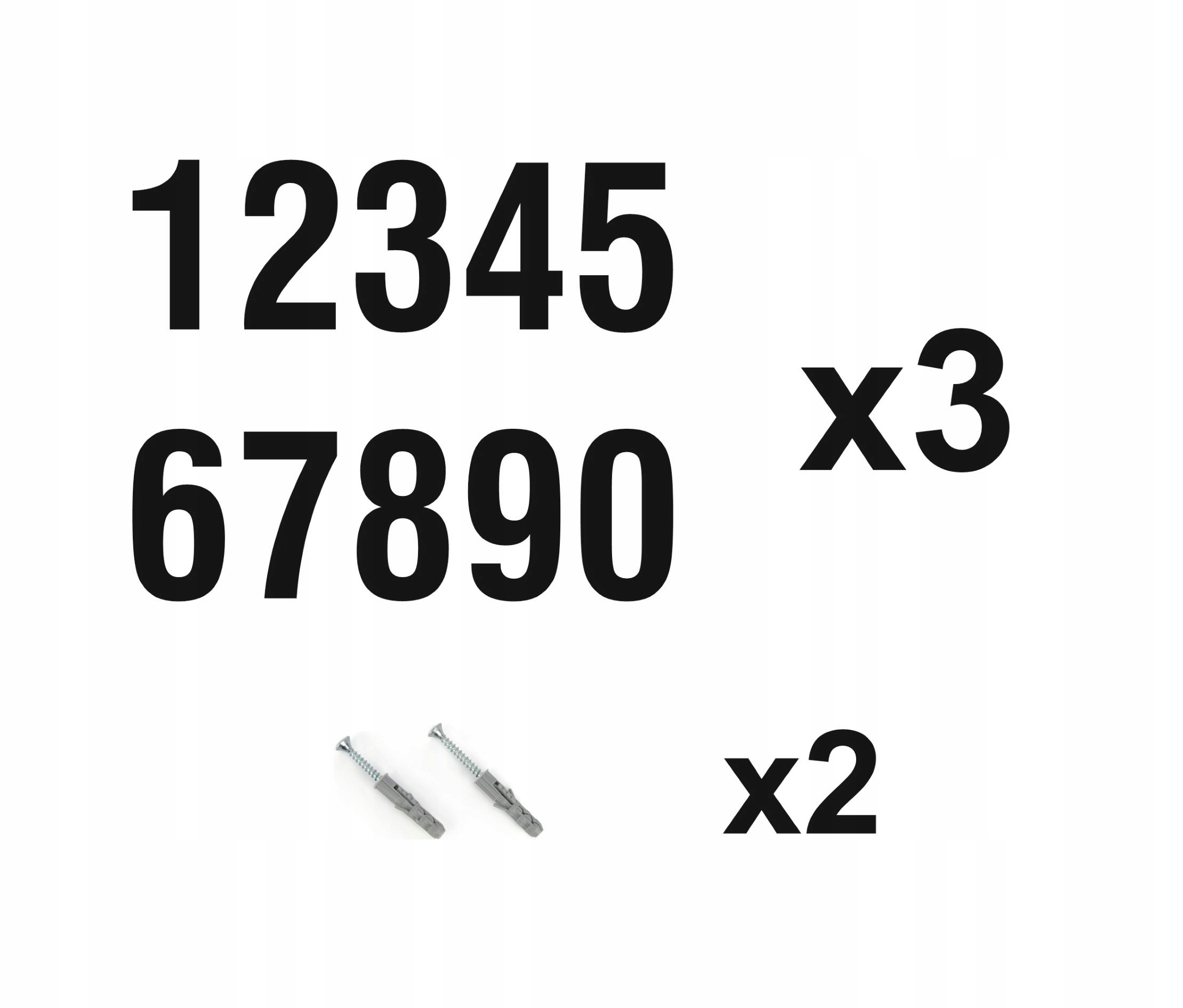 Lampa LED oświetlenie wejścia 4W 300lm numer domu Zasilanie sieciowe