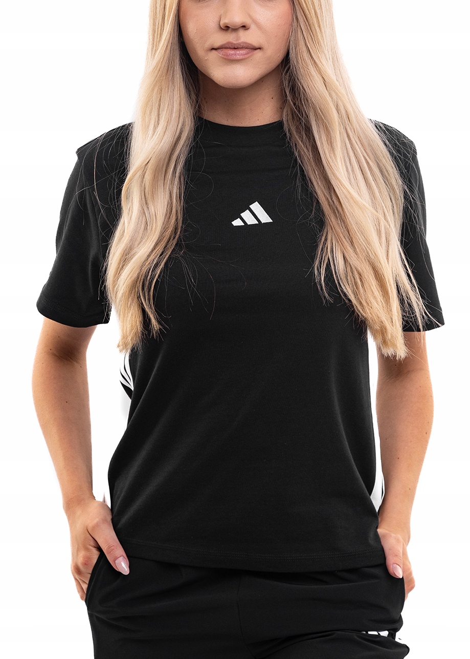 Koszulka Damska adidas T-shirt Bluzka Sportowa Treningowa Bawełniana r. S