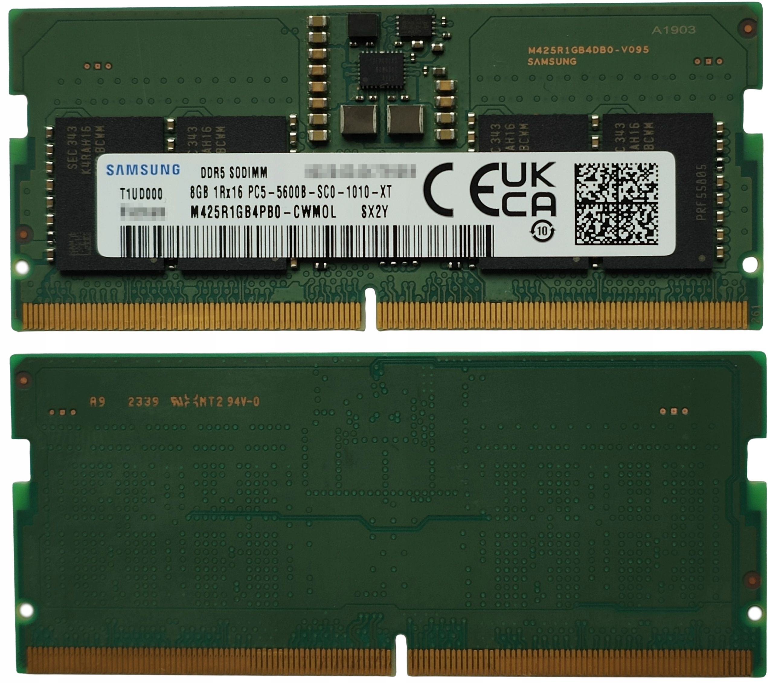 (n) 8GB 1*8GB Samsung DDR5 5600MHz 1,1V M425R1GB4PB0-CWMOL