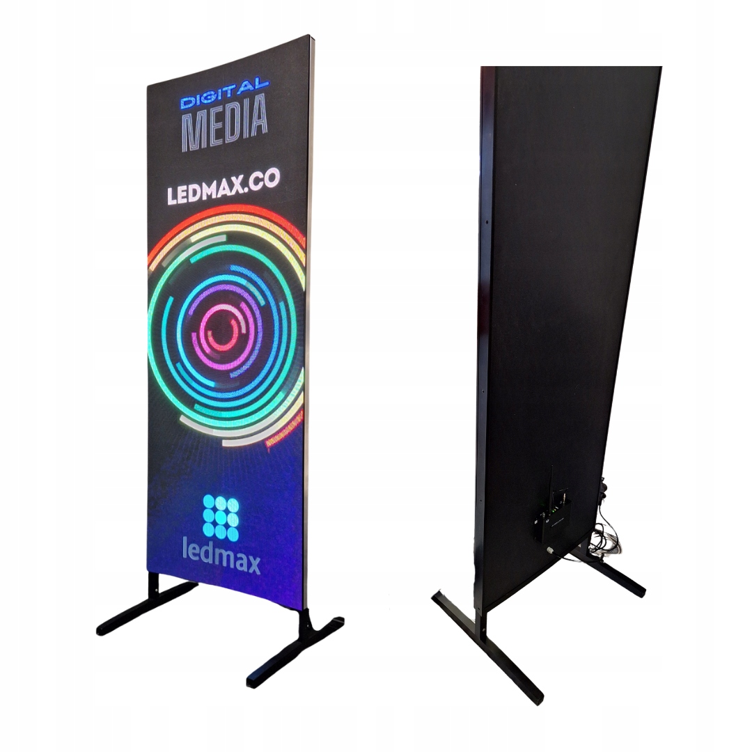 LED MEDIA WALL Ekran Telebim P1.86 wewnętrzny 176x64cm EAN (GTIN) 59014367559398