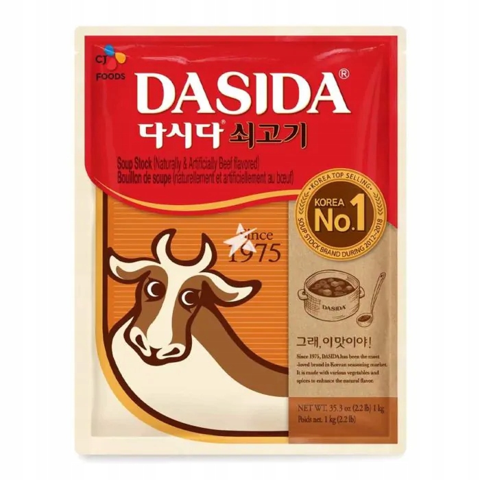 Levně Hovězí vývar Dashida Korejská klasika 1kg