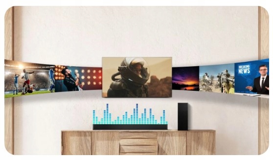 Soundbar Hisense HS2100 Głośnik 240W Bluetooth 2.1 CH Mocny Bass Moc znamionowa RMS 240 W