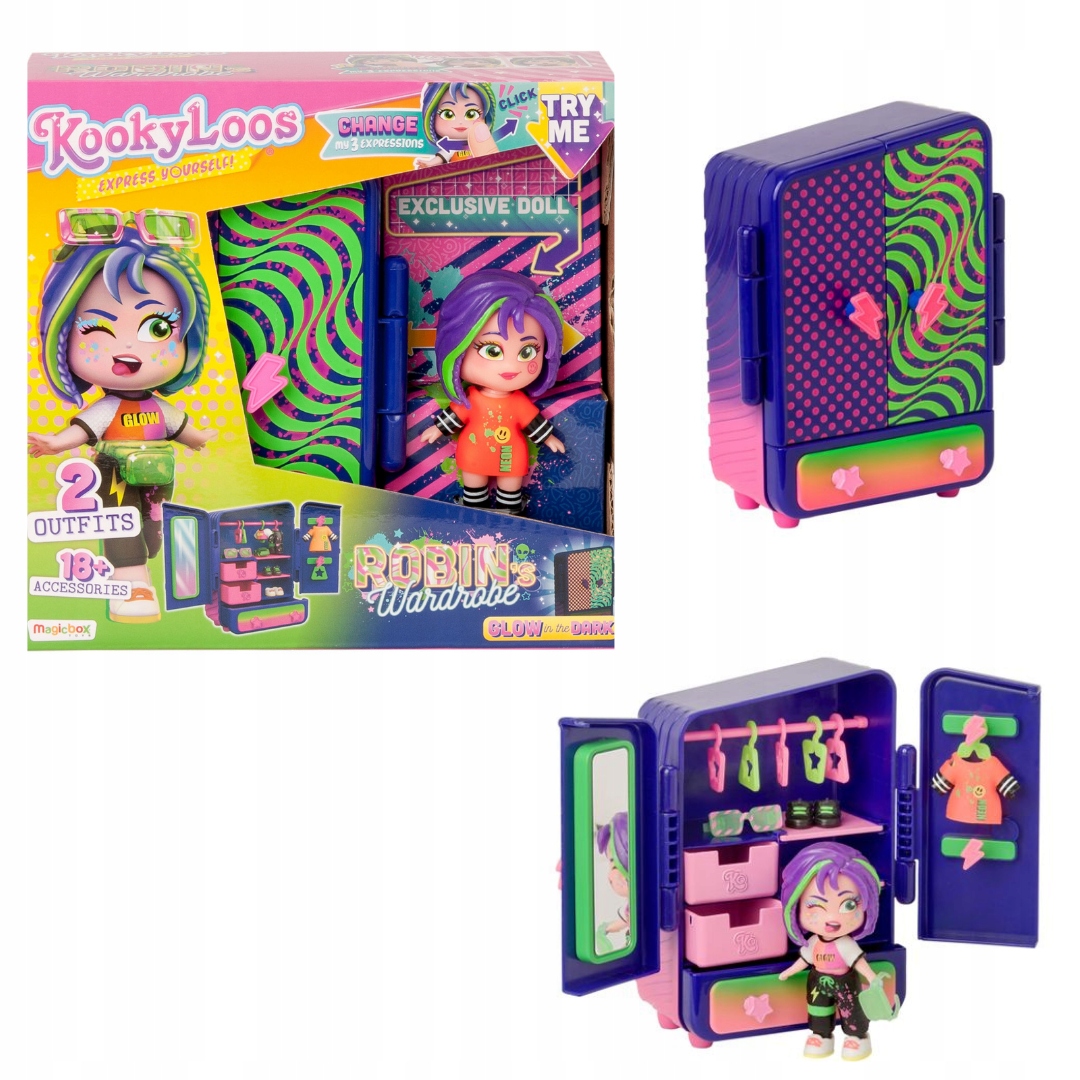 

Kookyloos S Wardrobe PlaySet Garderoba Robin