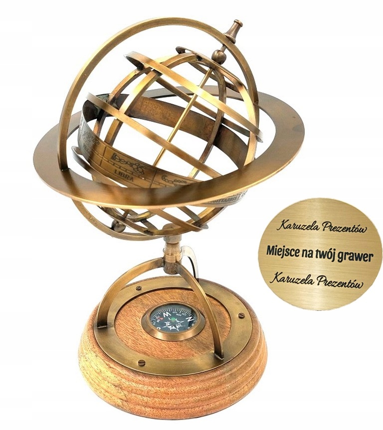 Astrolabium Prstencový Kompas V Základni