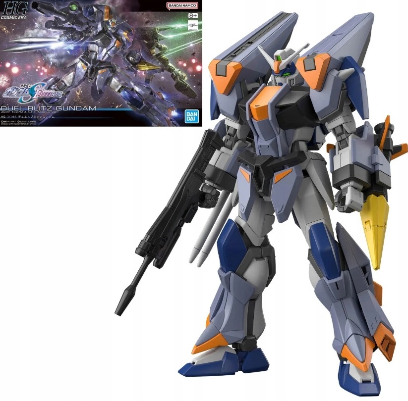 Gundam Seed Freedom Hg 1/144 Duel Blitz Gundam Model