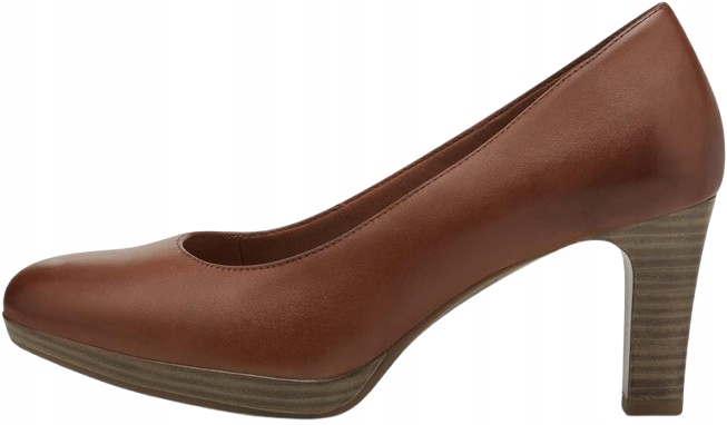 Tamaris Dámské Lodičky Hnědé Kožené 39 L