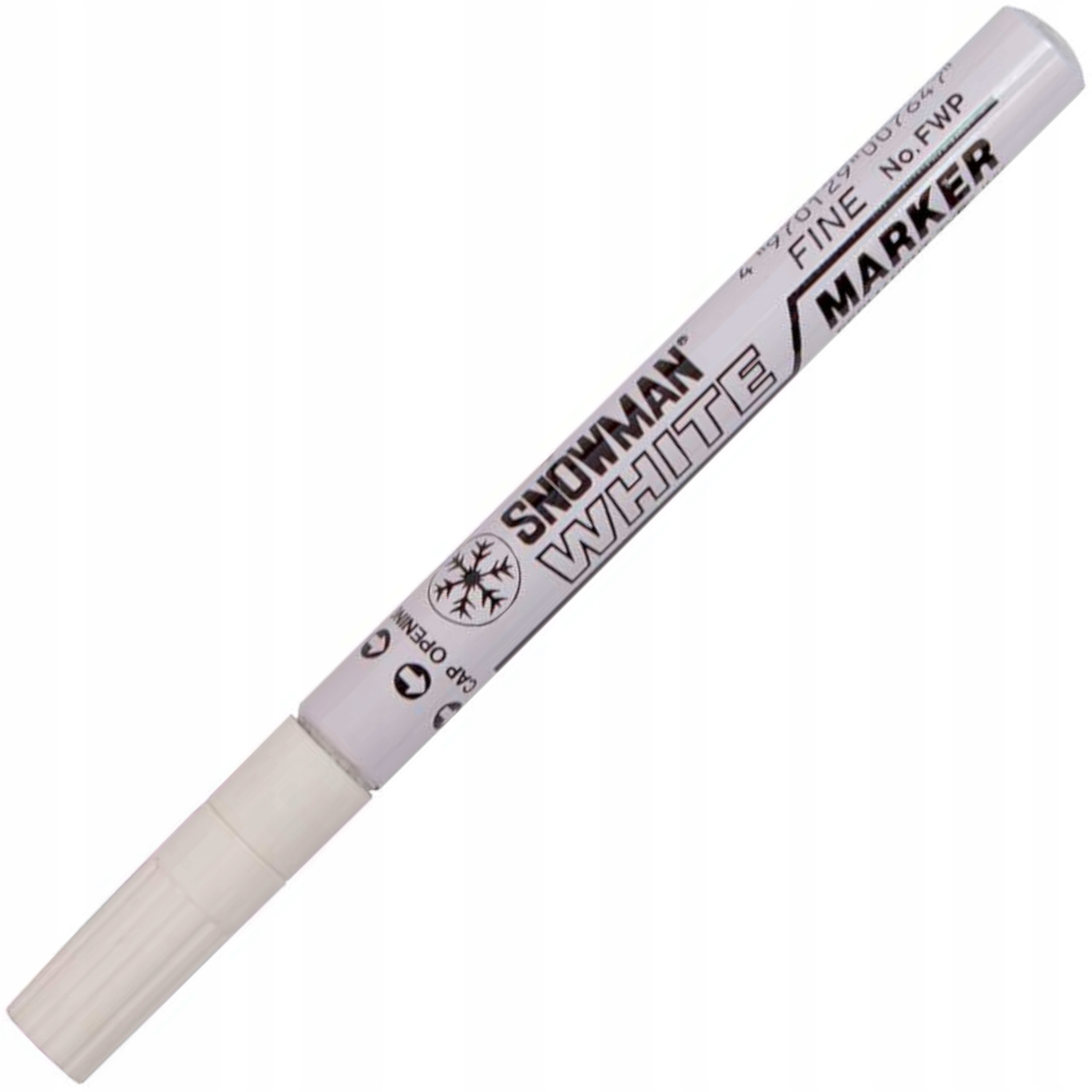

Marker olejowy Snowman średni 1-1,5mm biały