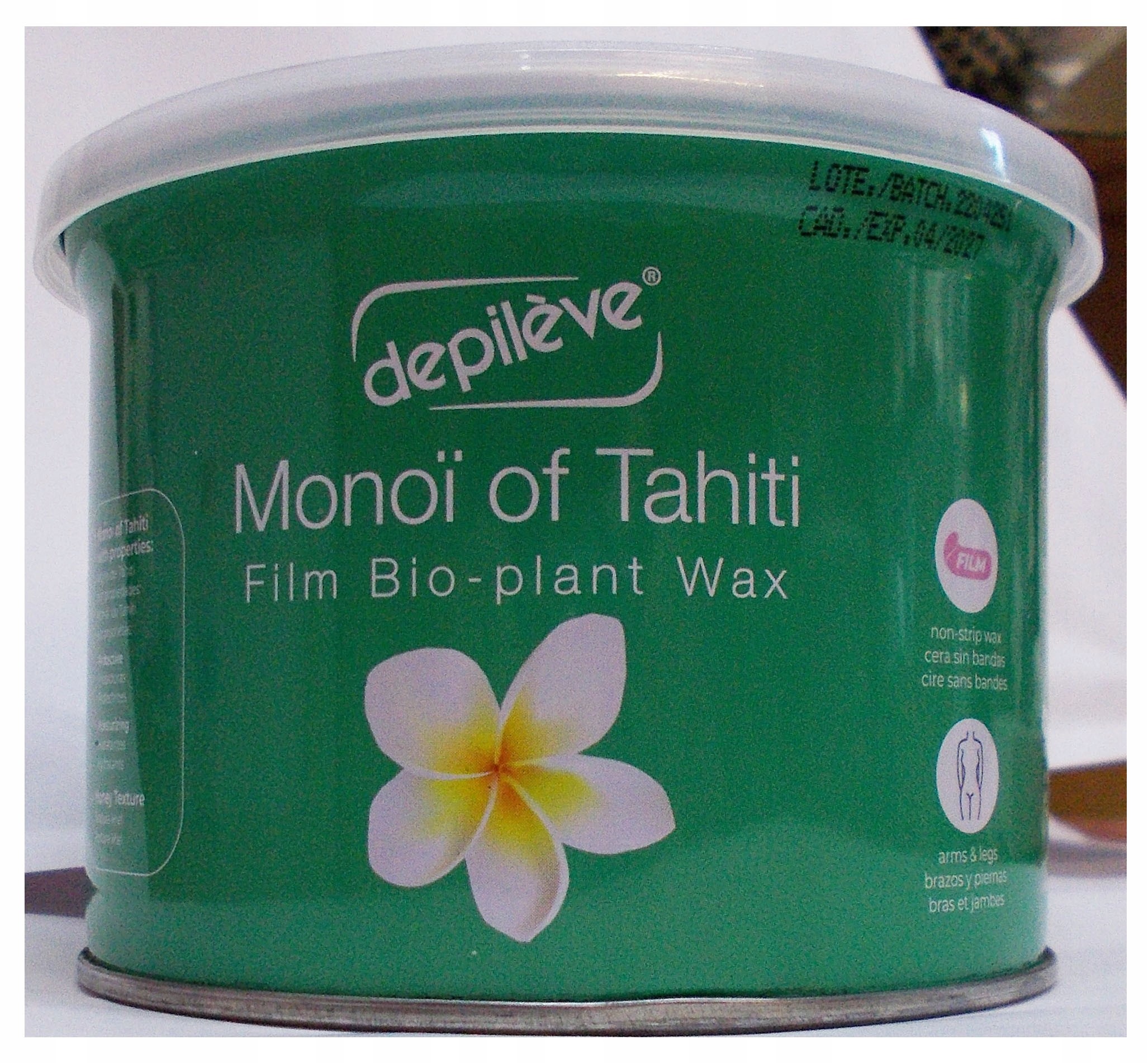 Depileve WOSK TAHITI bezpaskowy 400g Postać w puszce