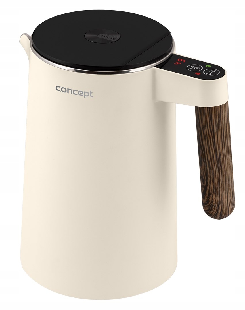 Czajnik elektryczny Concept RK3304 1,5L regulacja 45-100°C, stalowa obudo
