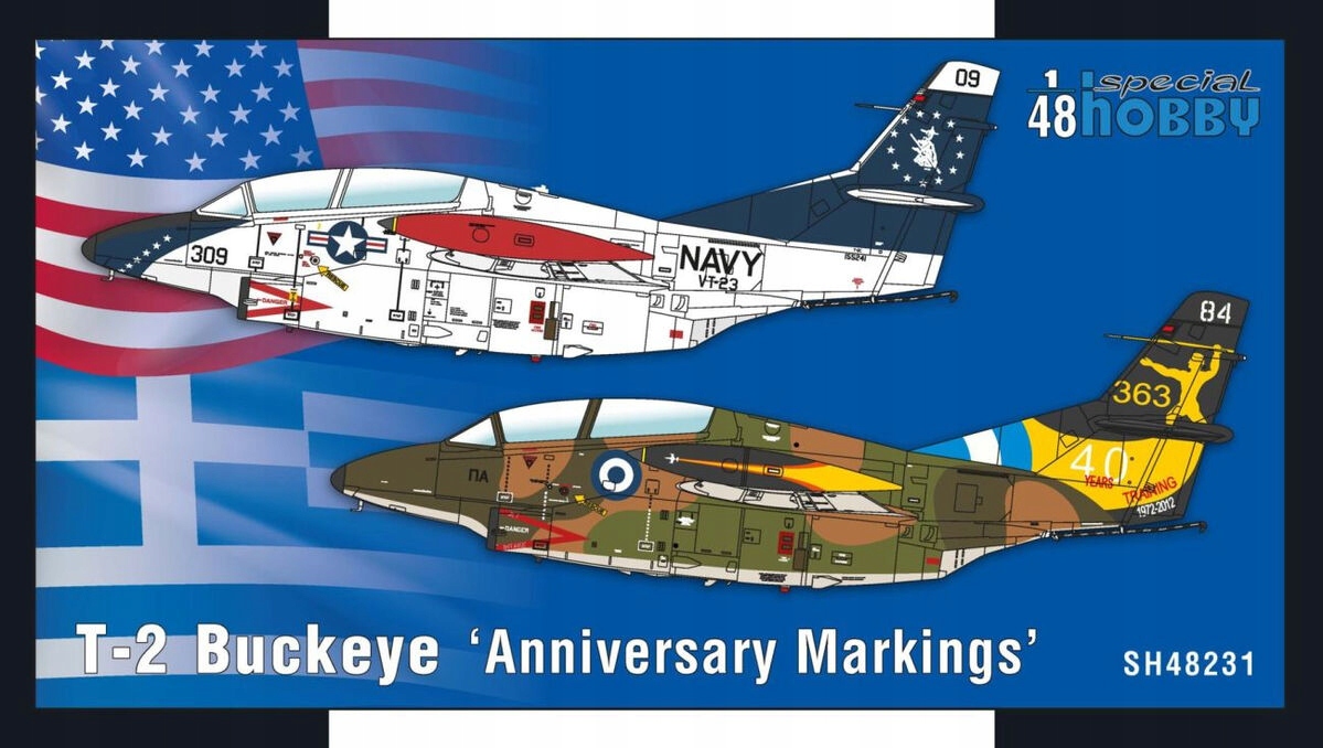 T-2 Buckeye Anniversary Markings Special Hobby SH48231 měřítko 1/48