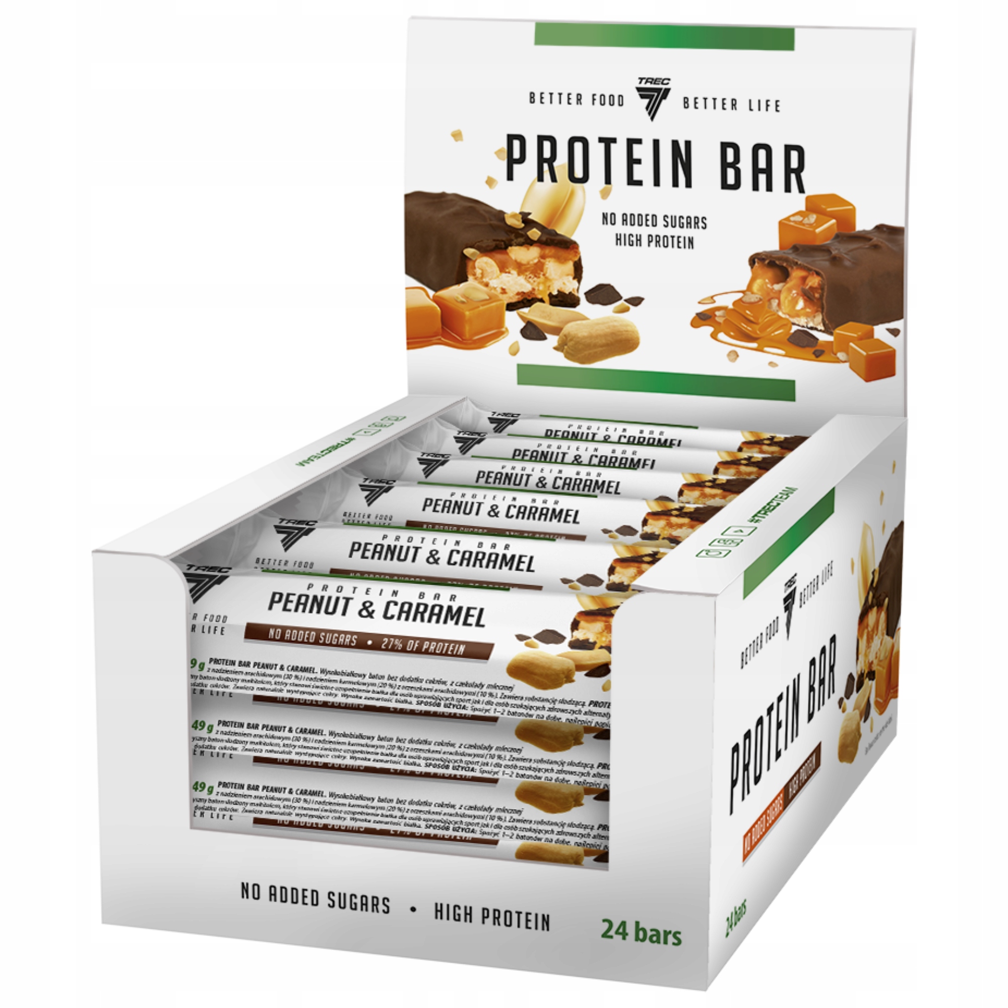 Levně proteinová tyčinka Protein Bar Trec Better Food Set 24 Kusů Proteinových