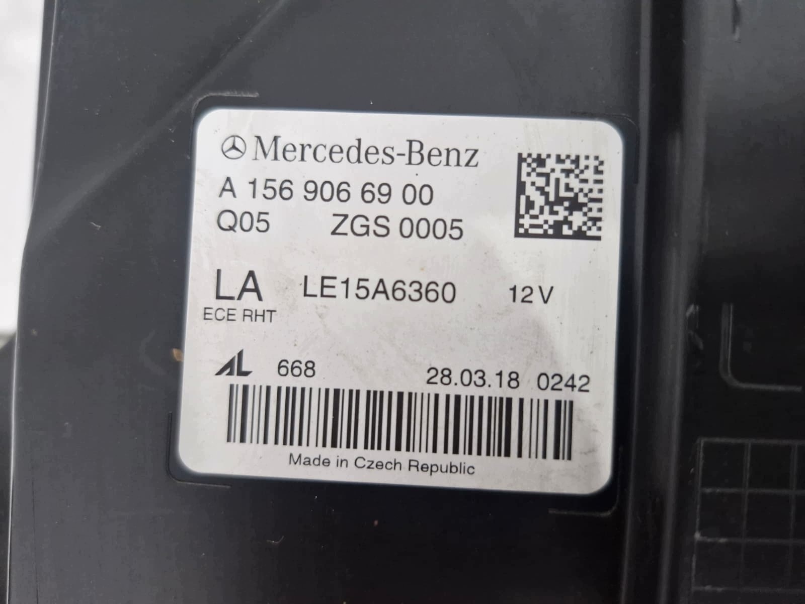 light left Mercedes GLA W156 LIFT FULL LED High Performance LED