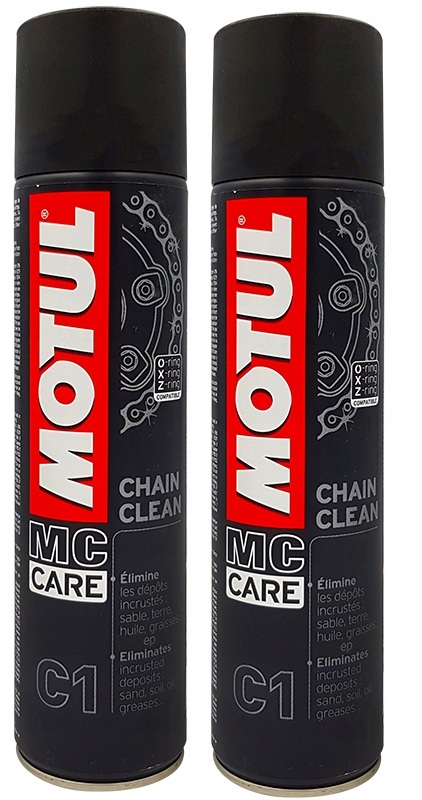 2x Motul Środek Do Czyszczenia Łańcuchów C1 Chain Clean 400ML 2 Sztuki