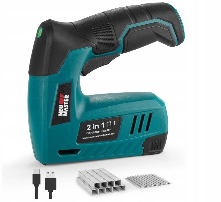 Elektrická sešívačka Neu Master Cordless 4V 2v1 hřebíkovačka