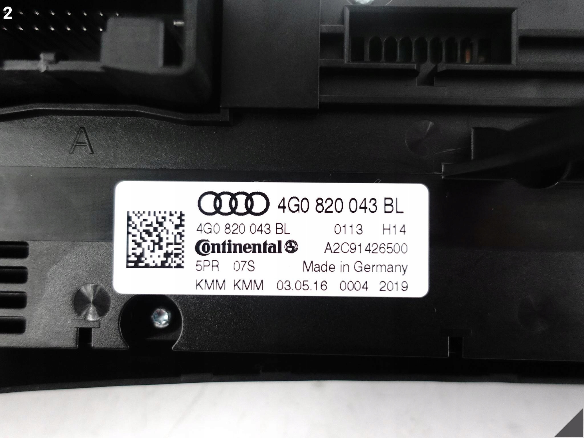 AUDI RS7 S7 A7 4G8 RS6 S6 A6 4G0 C7 14-18 Unite commande clima 4G0820043BL