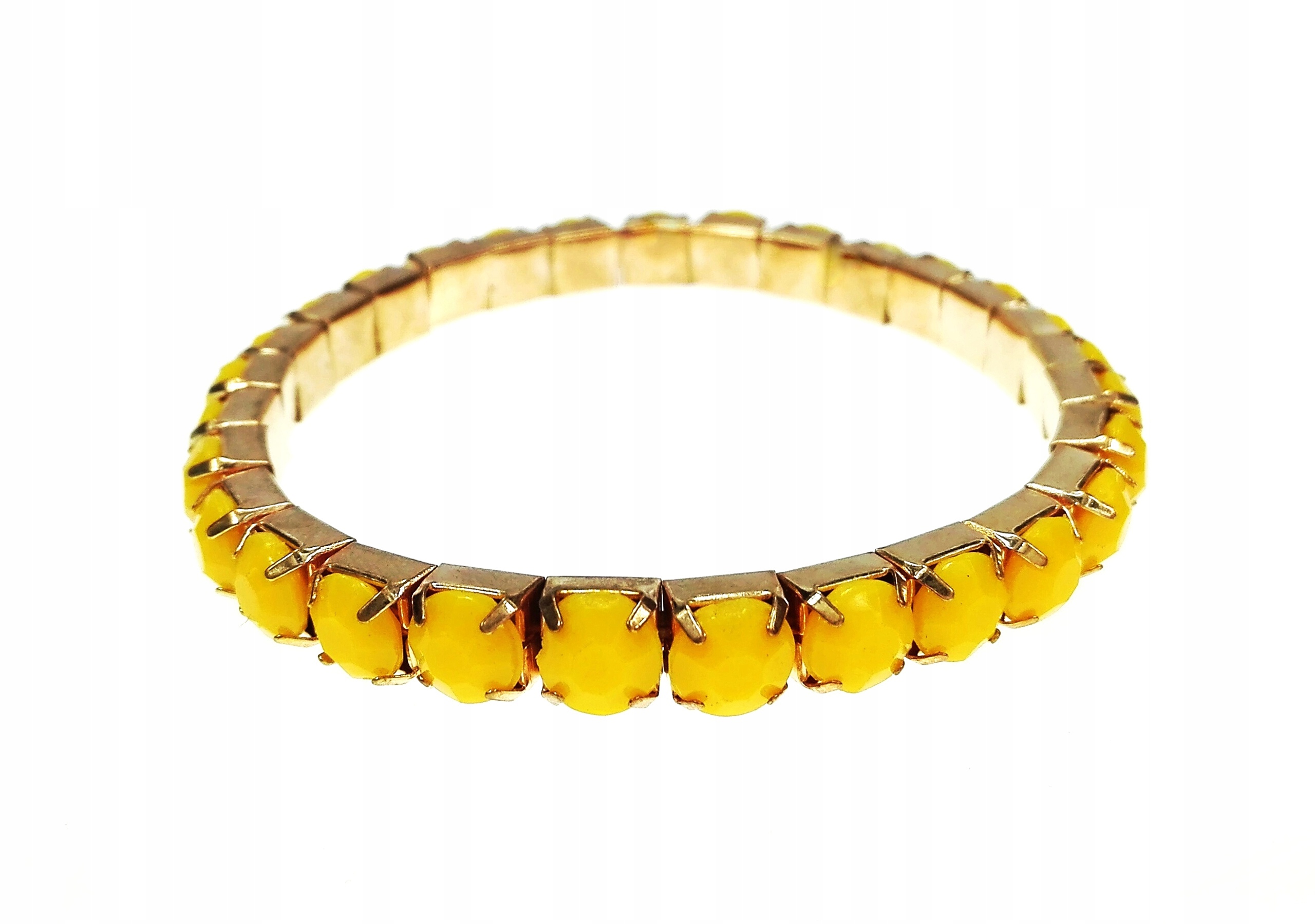 

B2184 Bransoletka ,,kryształki'' - Kolor Żółty