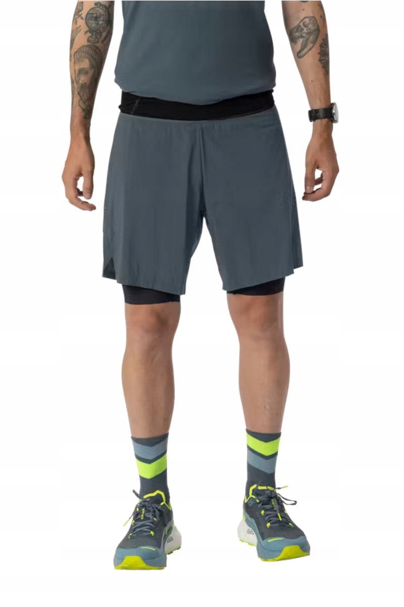 Kraťasy trekové kraťasy Dynafit Ultra 2In1 Shorts šedé M