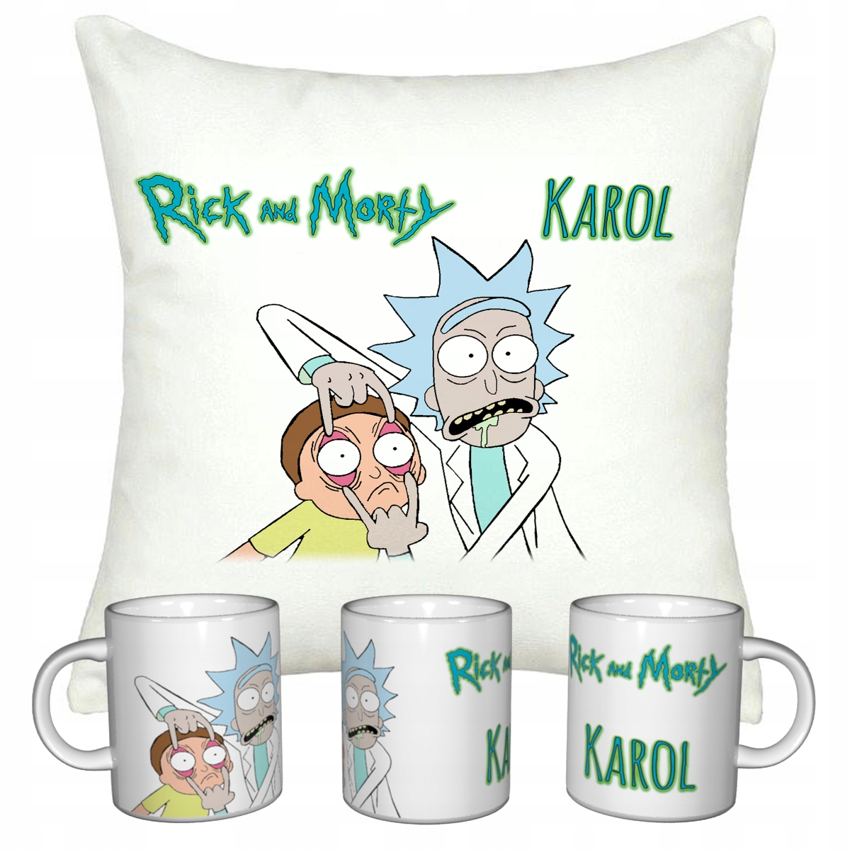 

Zestaw Rick And Morty Kubek Poduszka Imie