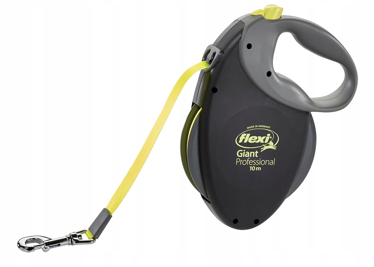 Flexi Smycz automatyczna dla psa Giant Neon Professional taśma 10 m