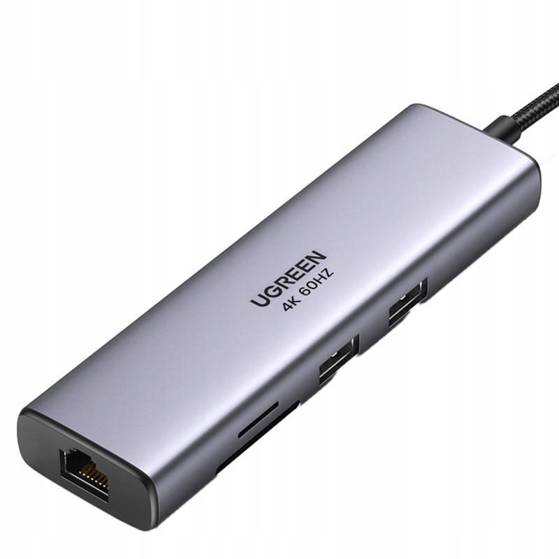 UGREEN Hub USB-C do 2x USB3.0 HDMI RJ45 SD/TF OTG - Sklep, Opinie, Cena w