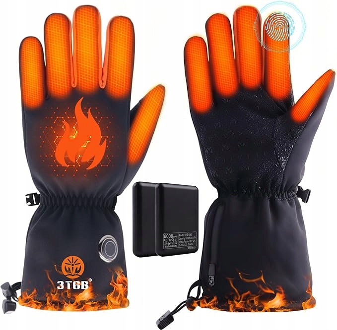 Podgrzewane rękawice dla mężczyzn i kobiet rozmiar L