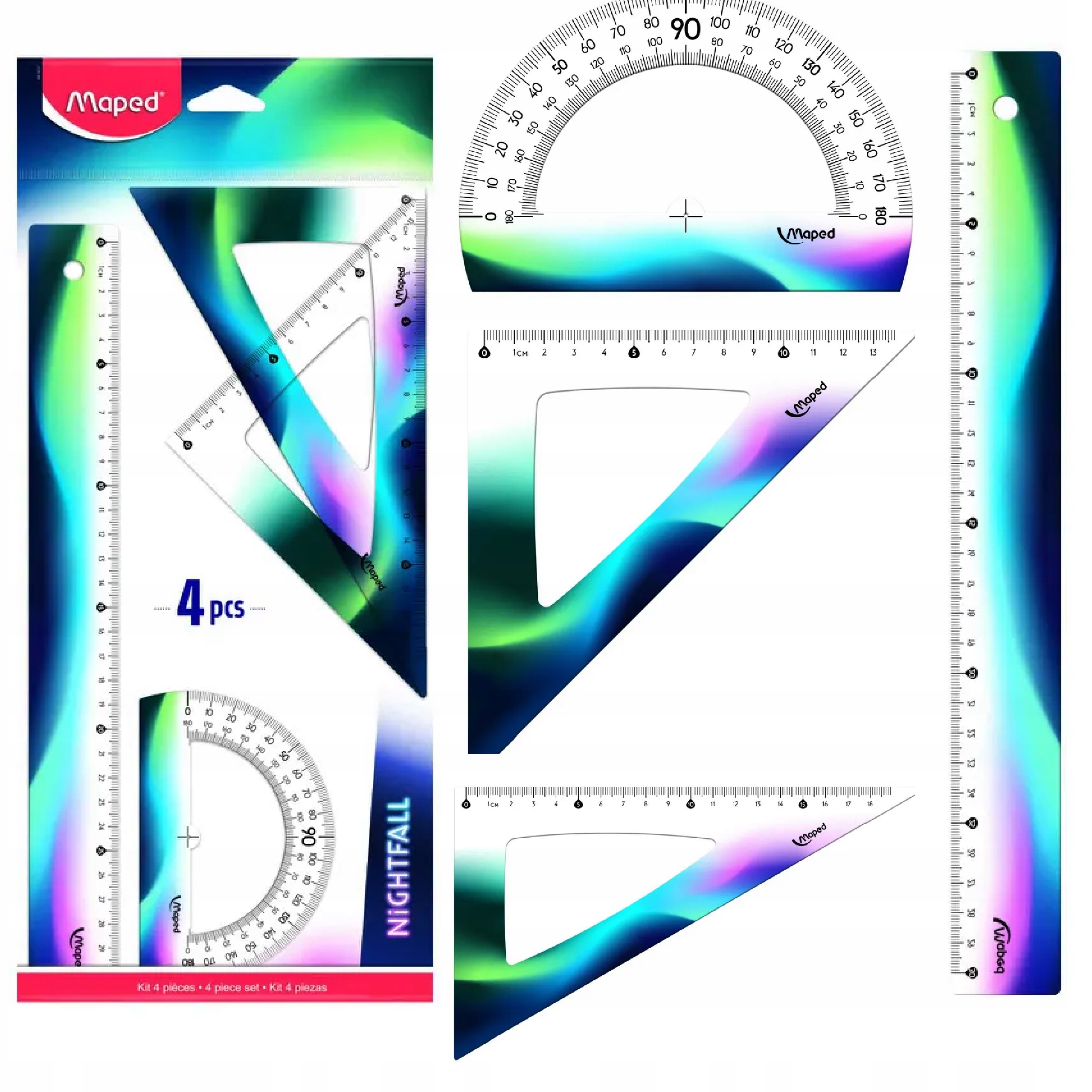 MAPED ZESTAW GEOMETRYCZNY MAXI NIGHTFALL PRZYBORY