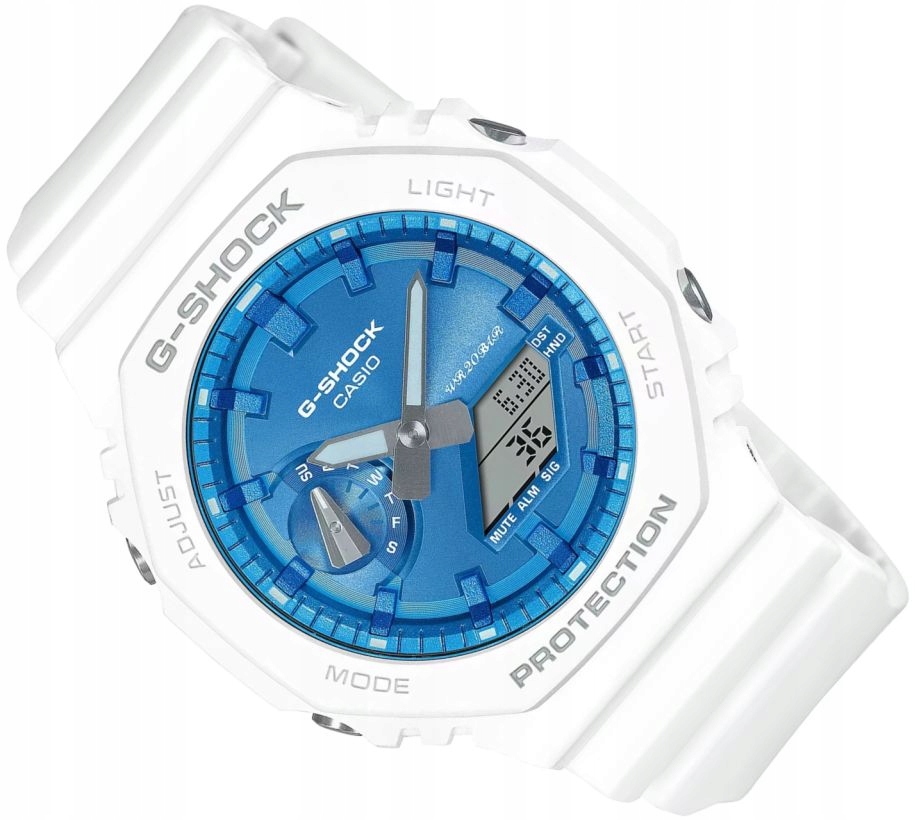 Sportovní Pánské Hodinky Casio G-shock GA-2100WS-7A Módní Vodotěsné 45 mm