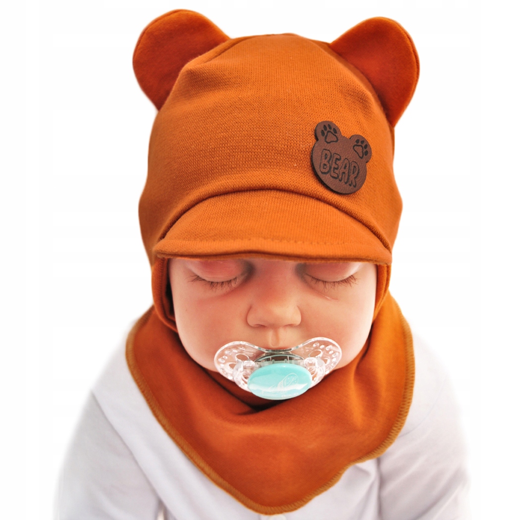 

Komplet czapka apaszka 44-46 wiosna jesień Chłopak