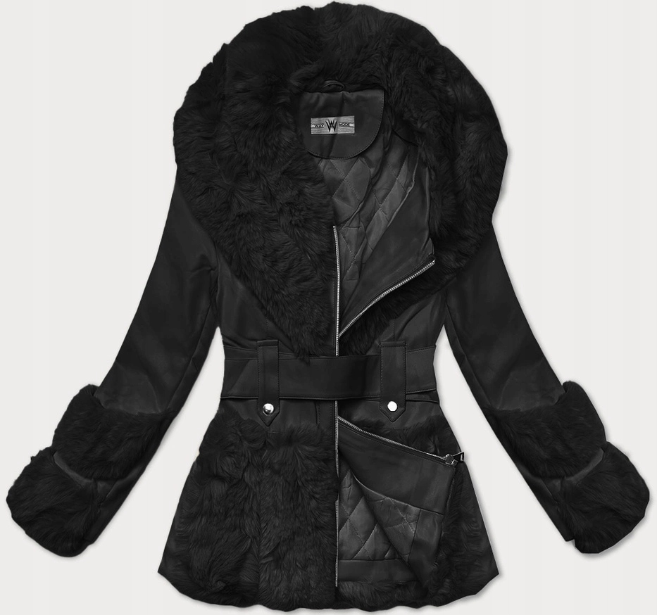 Ramoneska S Kožešinou OMS-15WD Černá M (38)