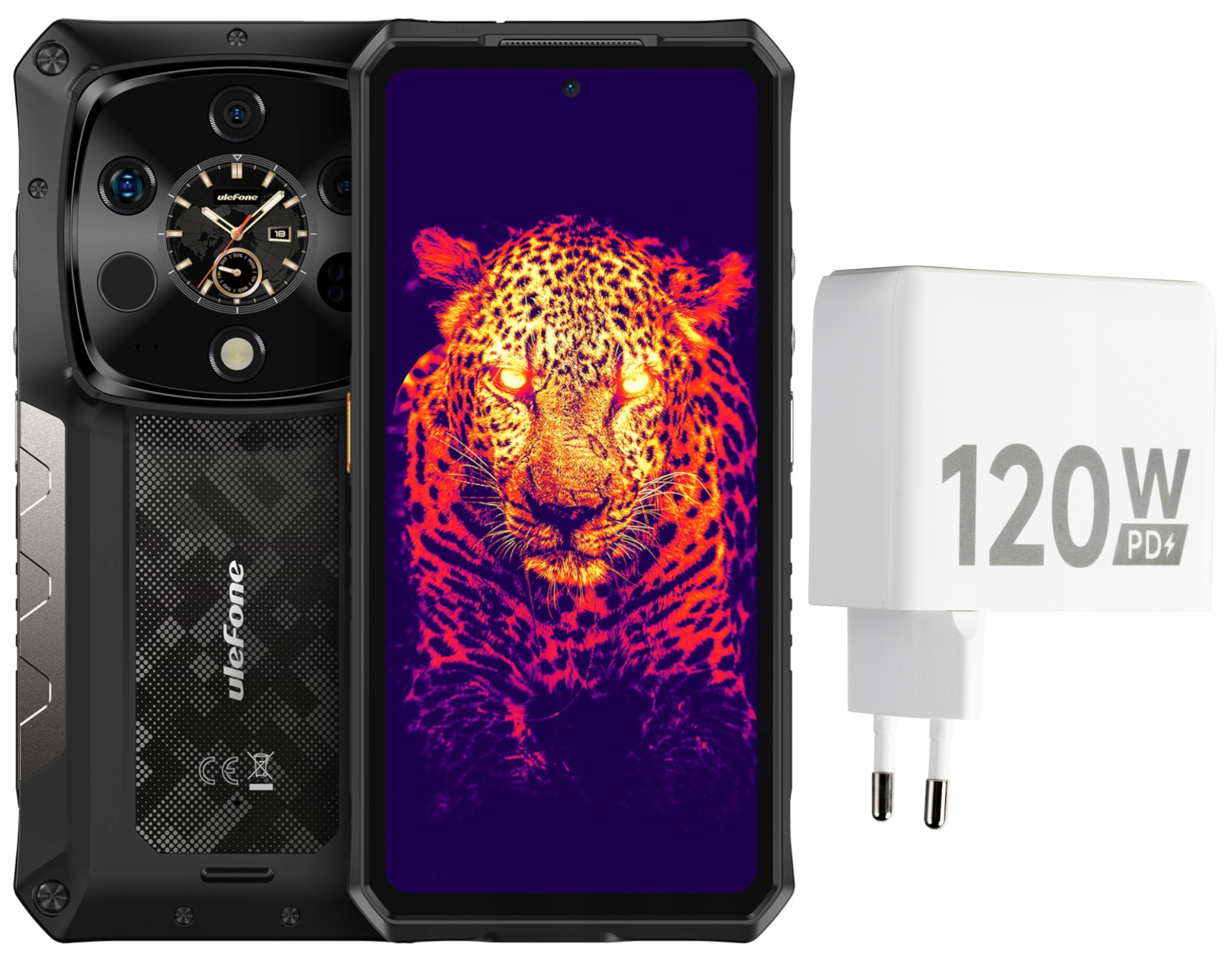 Armor 28 Ultra Thermal Ulefone 5G 16GB 1TB Termowizja Ładowarka