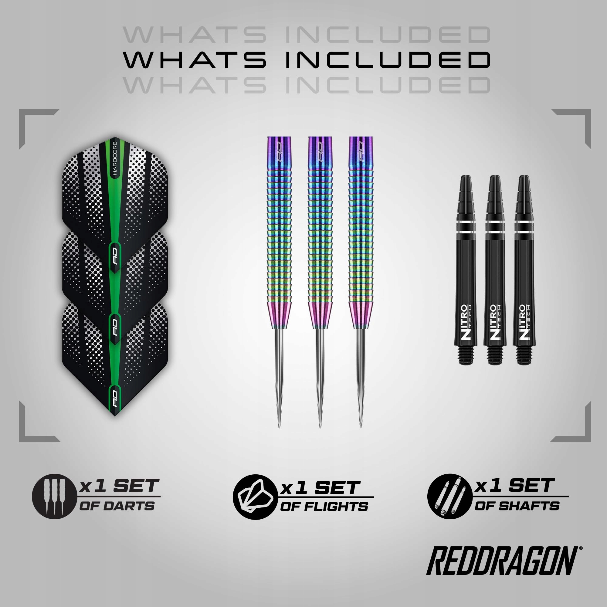 RED DRAGON Razor Edge 23g Profesjonalne Rzutki Stalowe — miniatura 2