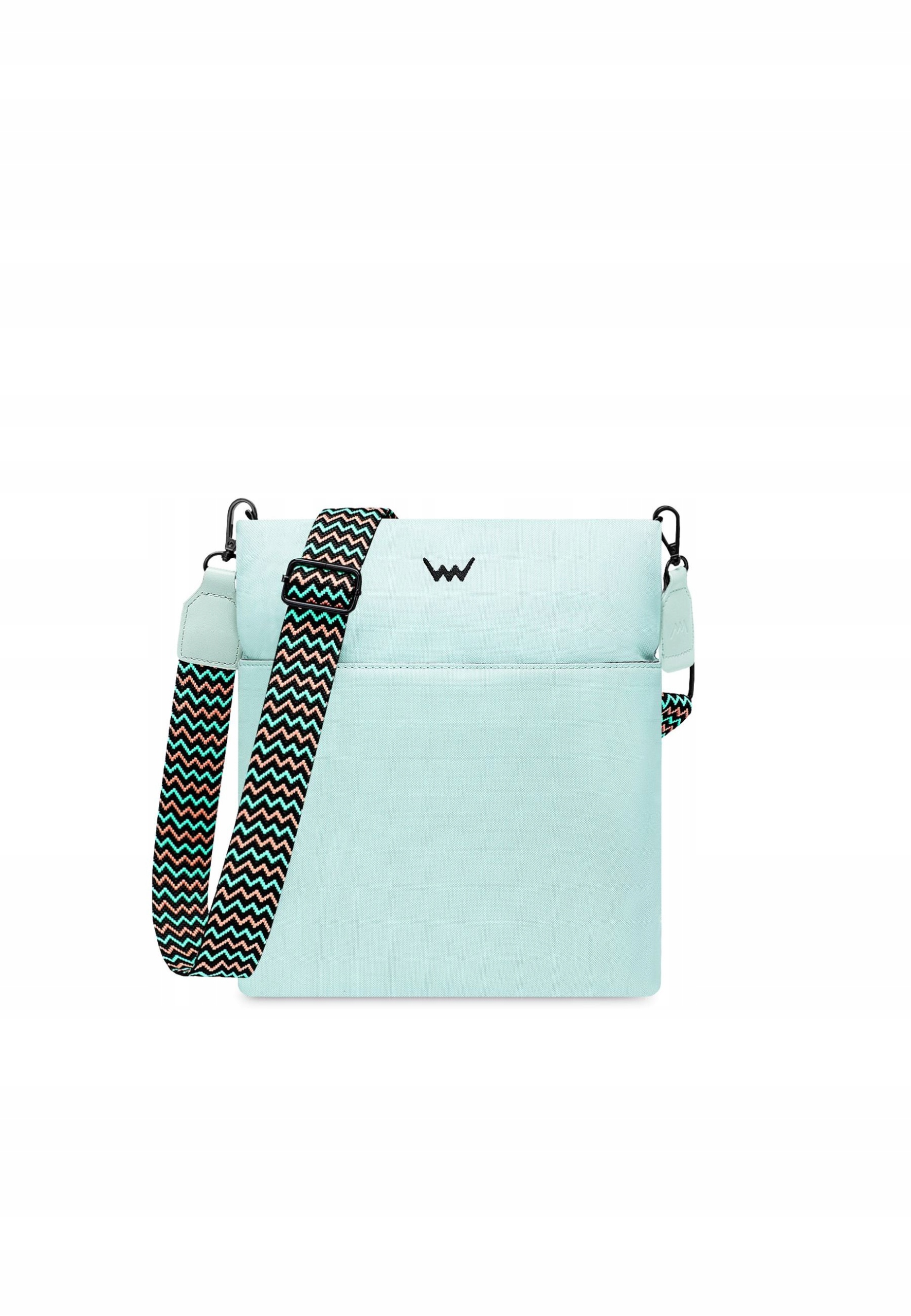 Crossbody kabelka Vuch Smokie Resistant mintová textilní na zip