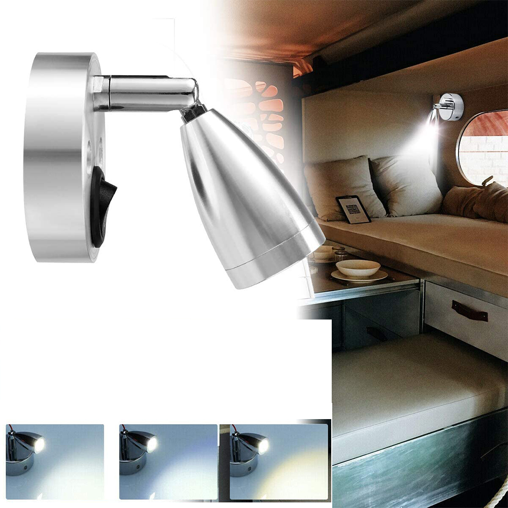 2SZT 12V REFLEKTOR LAMPA LED KINKIETY DO CZYTANIA Rodzaj gwintu zintegrowane źródło LED