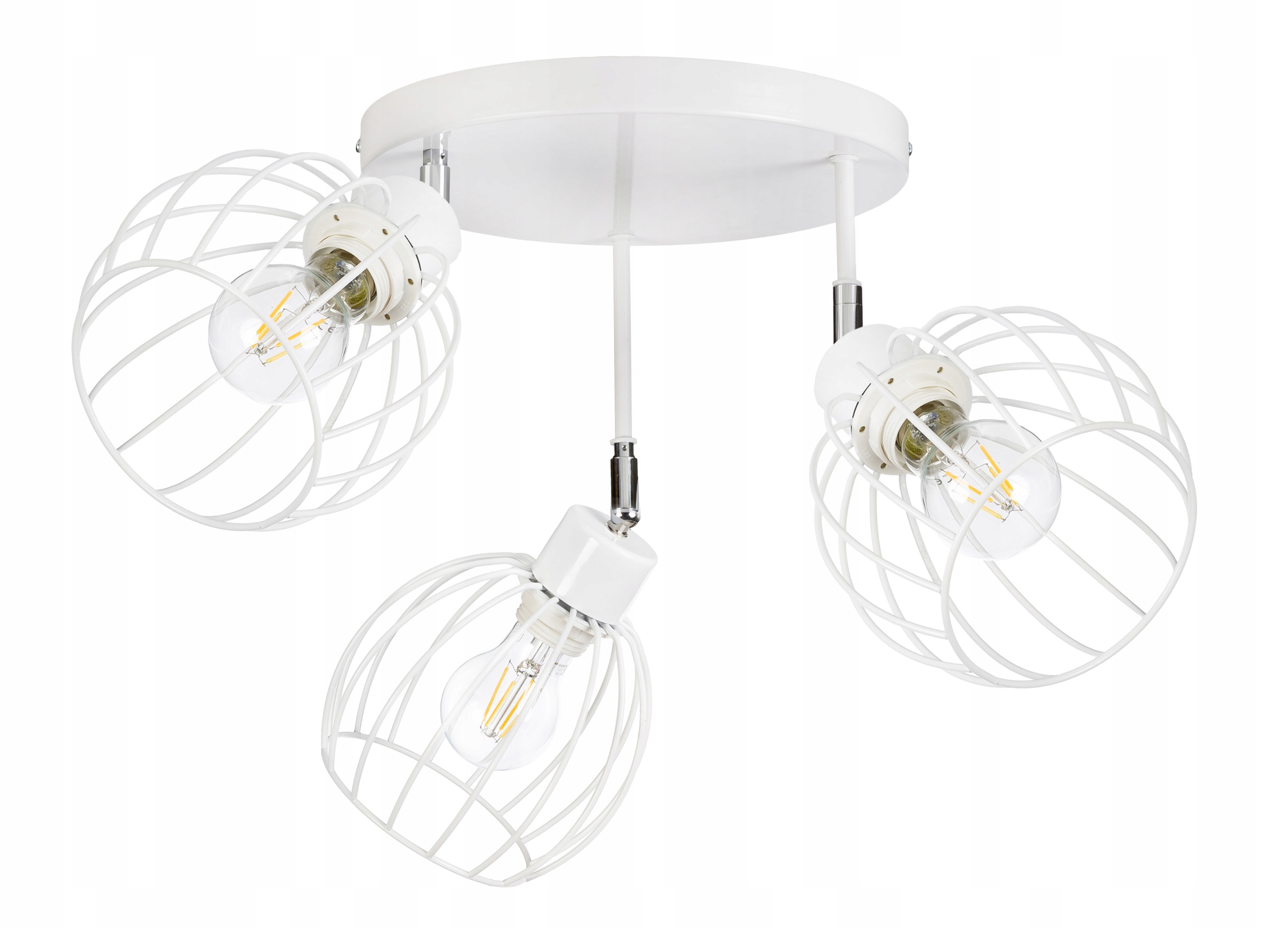 

Lampa sufit Plafon Żyrandol regulowany loft Kula 3
