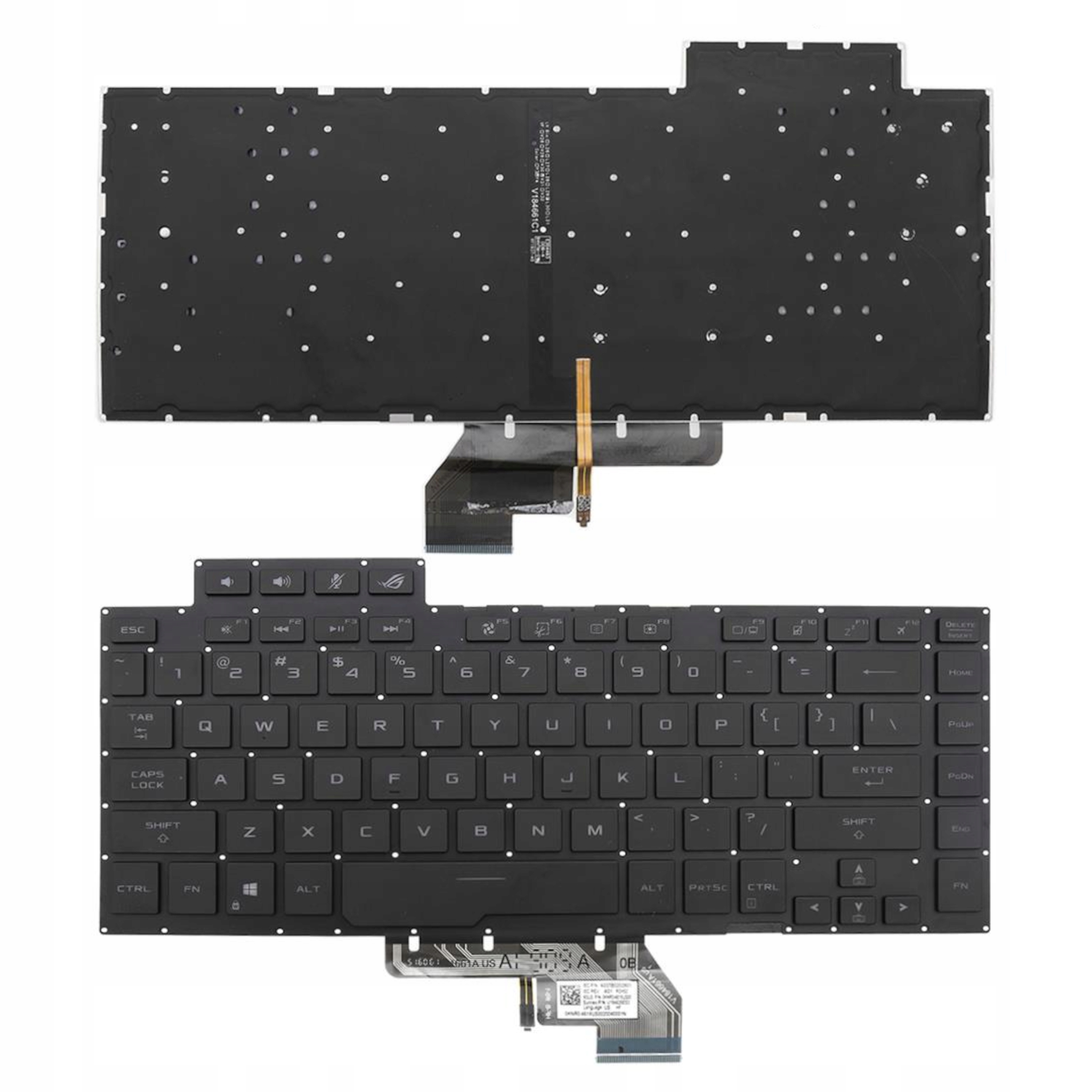 Klávesnice Pro Asus Rog GX502 S Led Podsvícením