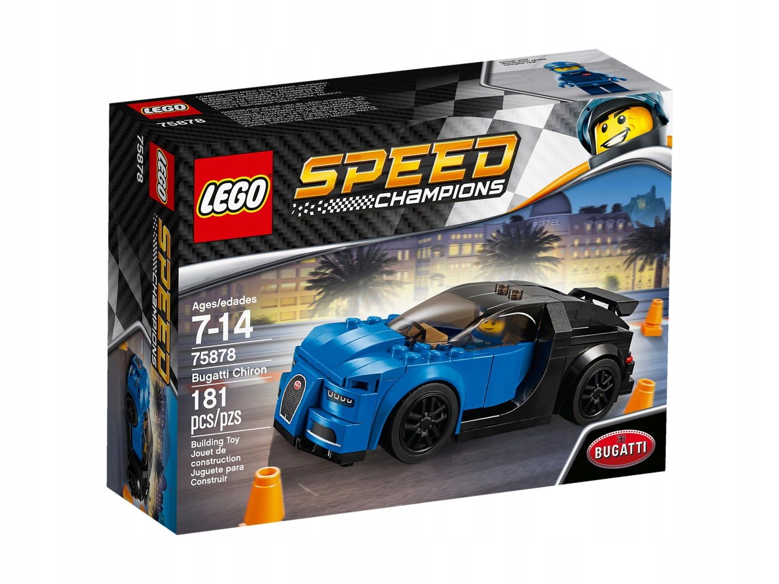 Lego Speed Champions 75878 Bugatti Chiron Nové