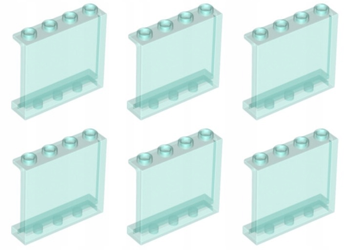 

Lego 60581 Panel 1x4x3 trans j. niebies (8g) 6 szt