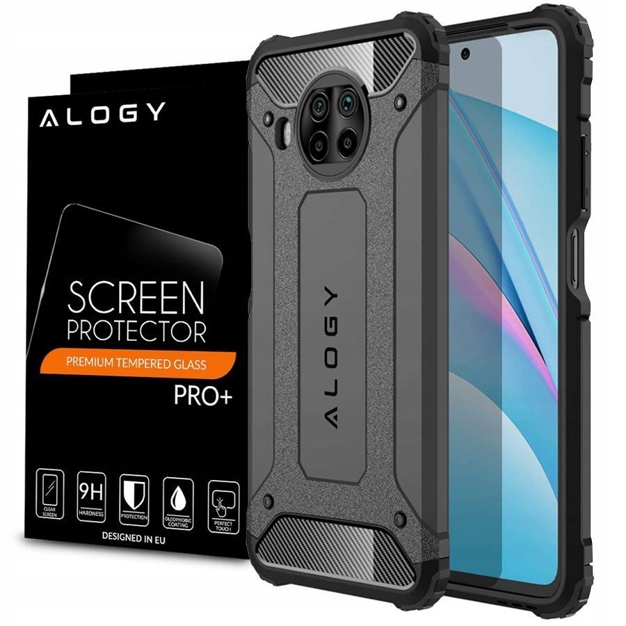 

Etui Pancerne Alogy Obudowa Do MI 10T Lite + Szkło